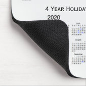 2018-2021 weißer Rauch-Feiertags-Kalender durch Mousepad (Ecke)