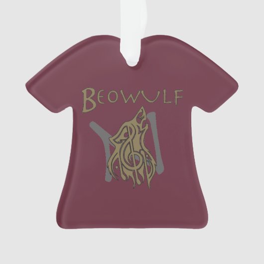 2018 Beowulf Shirt-Ornament anzeigen Ornament (Vorderseite)