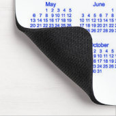 2018 blauer und weißer Kalender durch Janz Mousepad (Ecke)