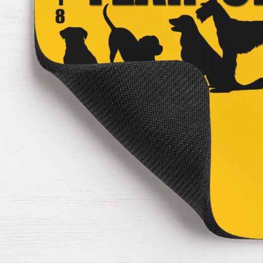 2018 Chinesisches Neujahr des Hundes Y Mousepad (Ecke)