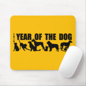2018 Chinesisches Neujahr des Hundes Y Mousepad (Mit Mouse)
