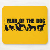 2018 Chinesisches Neujahr des Hundes Y Mousepad (Vorne)