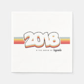 2018 Die Geburt von Legenden Serviette (Vorderseite)