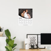 2018 DIY Custom Foto Calendar Poster (Heimbüro)
