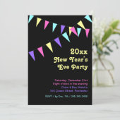 2018 Einladung zum neuen Jahr der bunten Jagd (Stehend Vorderseite)