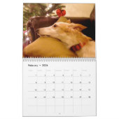 2018 festliches seidenes Windhounds Kalender (Feb 2026)