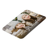 2018 Frohe Weihnachten Foto Kühlschrank Holiday Magnet (Linke Seite)