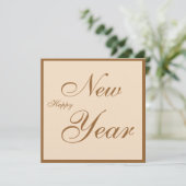 2018 ~ Frohes neues Jahr Einladung (Stehend Vorderseite)