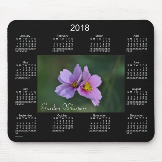 2018 Garten-Flüstern-Kalender durch Janz Mousepad (Vorne)
