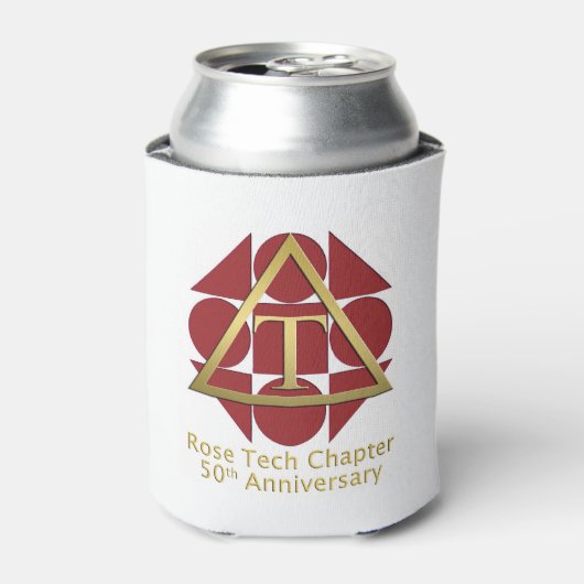 2018 "Geometrische Rose" 50 Jahre alt kann kühler Dosenkühler (Kanne Vorderseite)