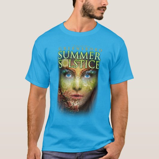 2018 Greensboro Summer Solstice Festival T-Shirt (Vorderseite)