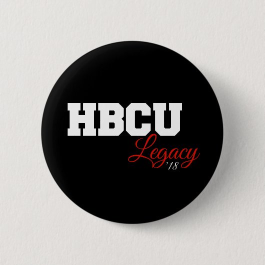 2018 HBCU Vermächtnis-Knopf Button (Vorderseite)
