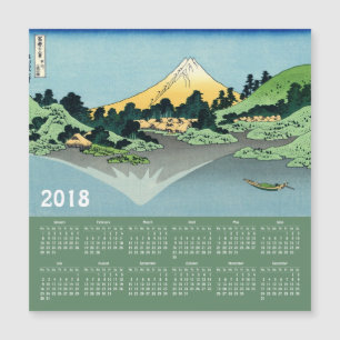 2018 Hokusai-Kalender Magnetkarte