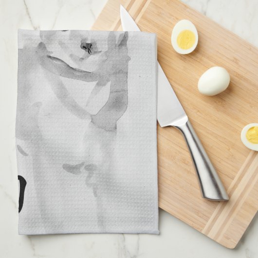 2018 Hund Chinesisches Neujahr Symbol Zodiac K Han Küchentuch (Viertel Falte)