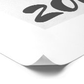 2018 Jahr der Dog-Tinte-Waschlackierung 2 Poster (Ecke)