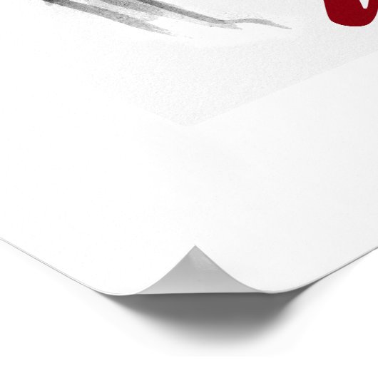 2018 Jahr der Dog-Tinte-Waschlackierung 3 Poster (Ecke)