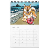 2018 Jahr des Hundes, Hawaii Kalender (Mär 2027)