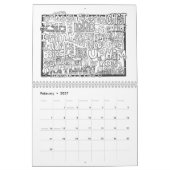 2018 KALENDER Farbton-Schriften (Feb 2027)
