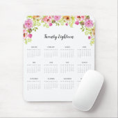 2018 Kalender-Frühlings-Blumen Mousepad (Mit Mouse)