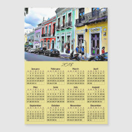 2018 Kalender-magnetische Puerto- Ricokarte Magnetkarte