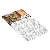 2018 Kalender Personalisiert Cat Foto Magnet (Rechte Seite)