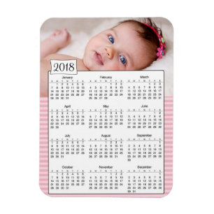 2018 Kalender Personalisiertes Baby Foto Magnet