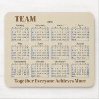 2018 Kalender TEAM