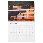 2018 Koppel-hölzerner Bauernhof-Kalender Kalender (Feb 2027)