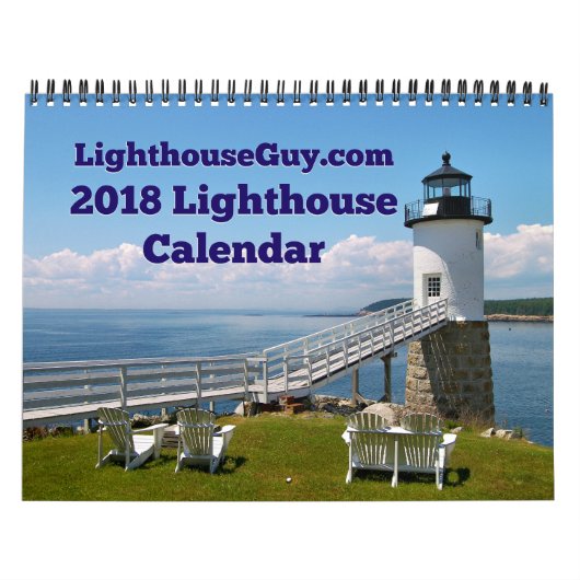 2018 LighthouseGuy.com Leuchtturmkalender Kalender (Titelbild)