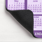 2018 lila eingepackter Kalender durch Janz Mousepad (Ecke)