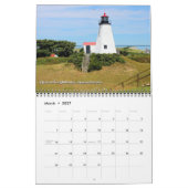 2018 Massachusetts Lighthouse Kalender (Mär 2027)
