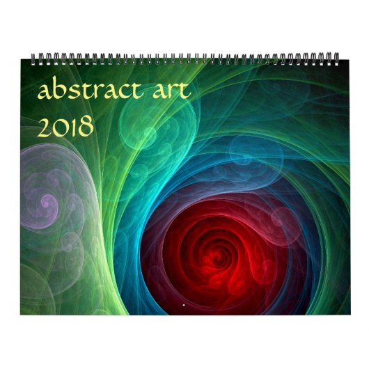 2018 Moderne Abstrakte Kunst Kalender (Titelbild)