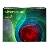 2018 Moderne Abstrakte Kunst Kalender (Titelbild)