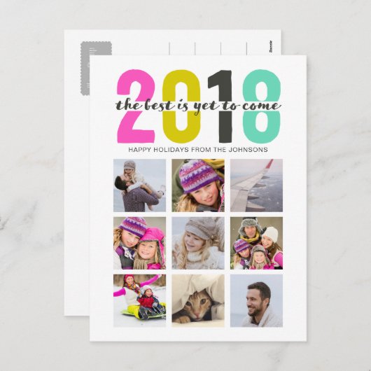 2018% pipe% bunte | Postkarten (Vorne/Hinten)