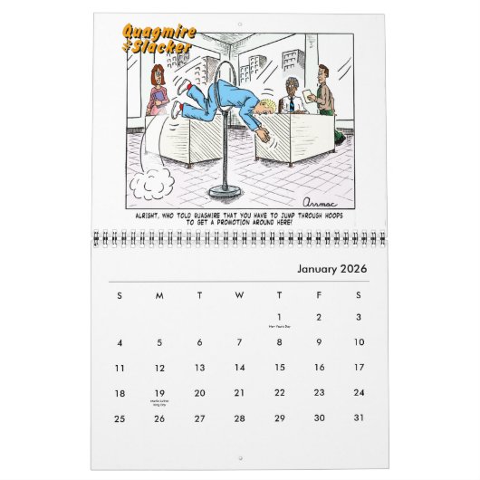 2018 Quagmire - Der Slacker-Kalender Kalender (Jan 2026)