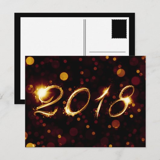 2018 (Scheinwerfer) Postkarte (Vorne/Hinten)