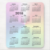 2018 Schimmer-Großdruck-Kalender durch Janz Mousepad (Vorne)