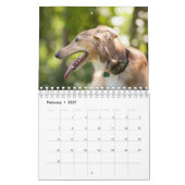2018 seidenes Windhounds (anderes) Kalender (Feb 2027)