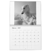 2018 seidenes Windhounds (Hauptschüsse) Kalender (Feb 2027)