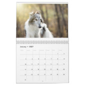 2018 seidenes Windhounds (Hauptschüsse) Kalender (Jan 2027)