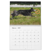 2018 seidenes Windhounds (Laufen) 5 Kalender (Feb 2027)
