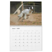 2018 seidenes Windhounds (Laufen) 5 Kalender (Mär 2027)