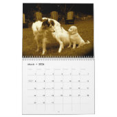 2018 seidenes Windhounds (mehrfache Hunde) Kalender (Mär 2026)