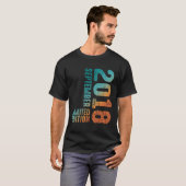 2018 September 2018 Jahr 2018 2018 T-Shirt (Vorne ganz)