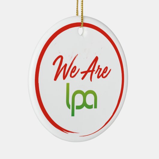 2018 sind wir LPA-Verzierung Keramik Ornament (Rechts)