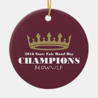 2018 Staat Fair Band Day Champions Ornament