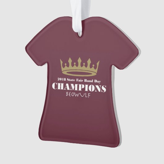 2018 Staat Messe Champions Ornament (Vorderseite)