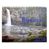 2018 Wasserfälle Tennessee-Kalender Kalender (Titelbild)