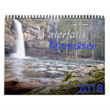 2018 Wasserfälle Tennessee-Kalender