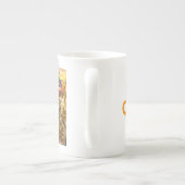 2018 Wein u. Jazz-Plakat auf Knochen-China-Tasse Porzellantasse (Rückseite)